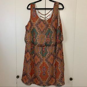 Indulge Multi-Colored Sleeveless Dress